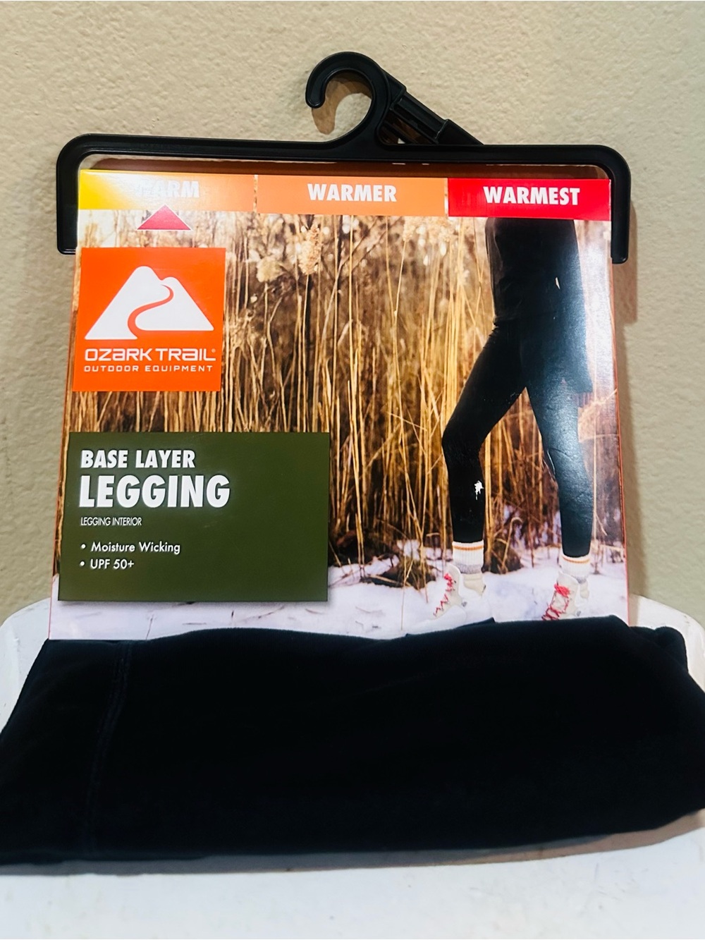 Ozark Trail Black Base Layer Leggings - M